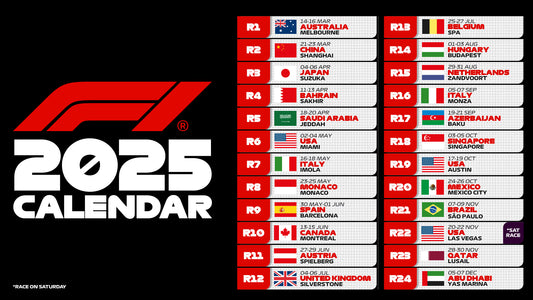 F1 Race Kalender